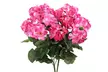 2 Pcs Artificial Geraniums Silk Flowers Faux Flowers Outdoor Plant Bush - Second Medium
