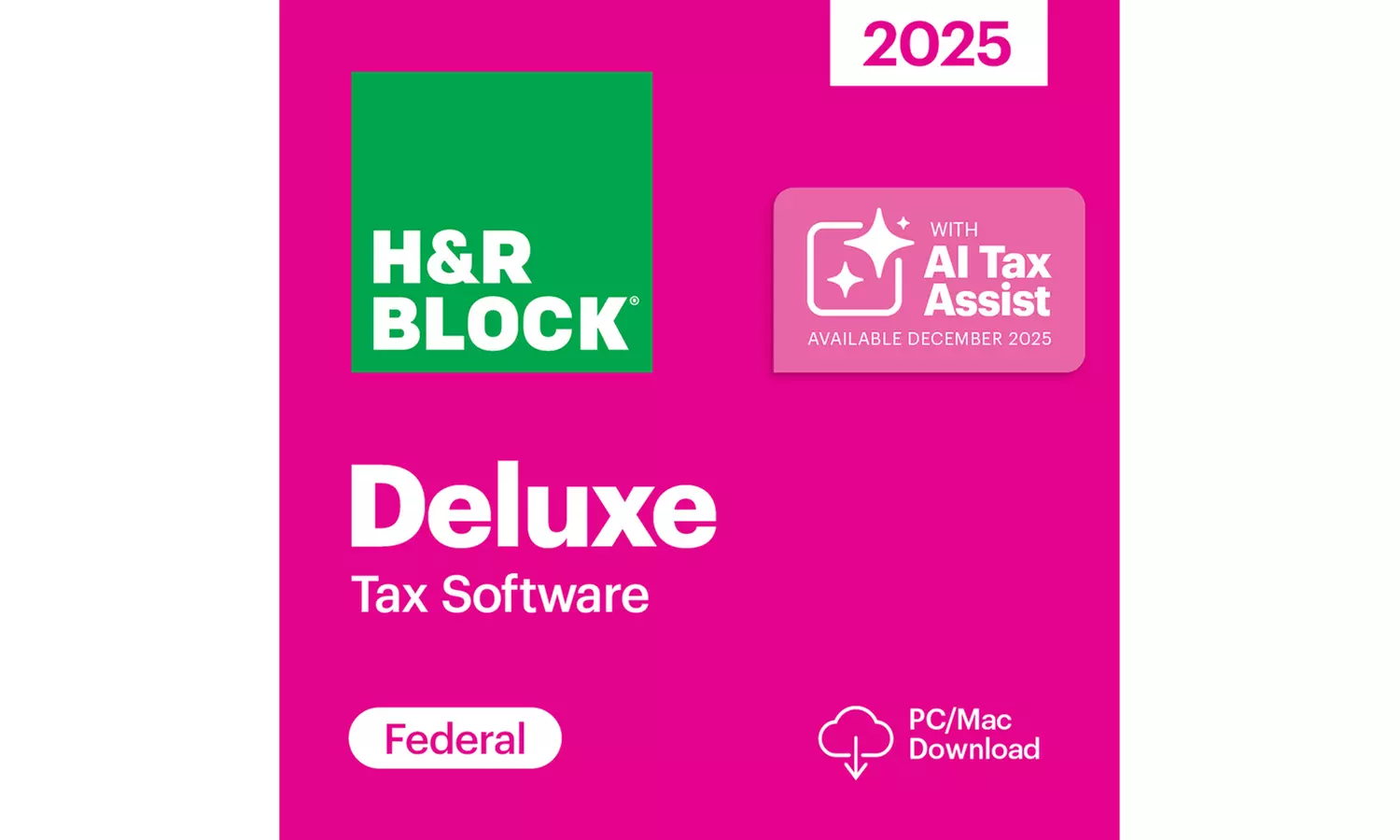 H&R Block 2025 Tax Software – File Federal & State with Ease
