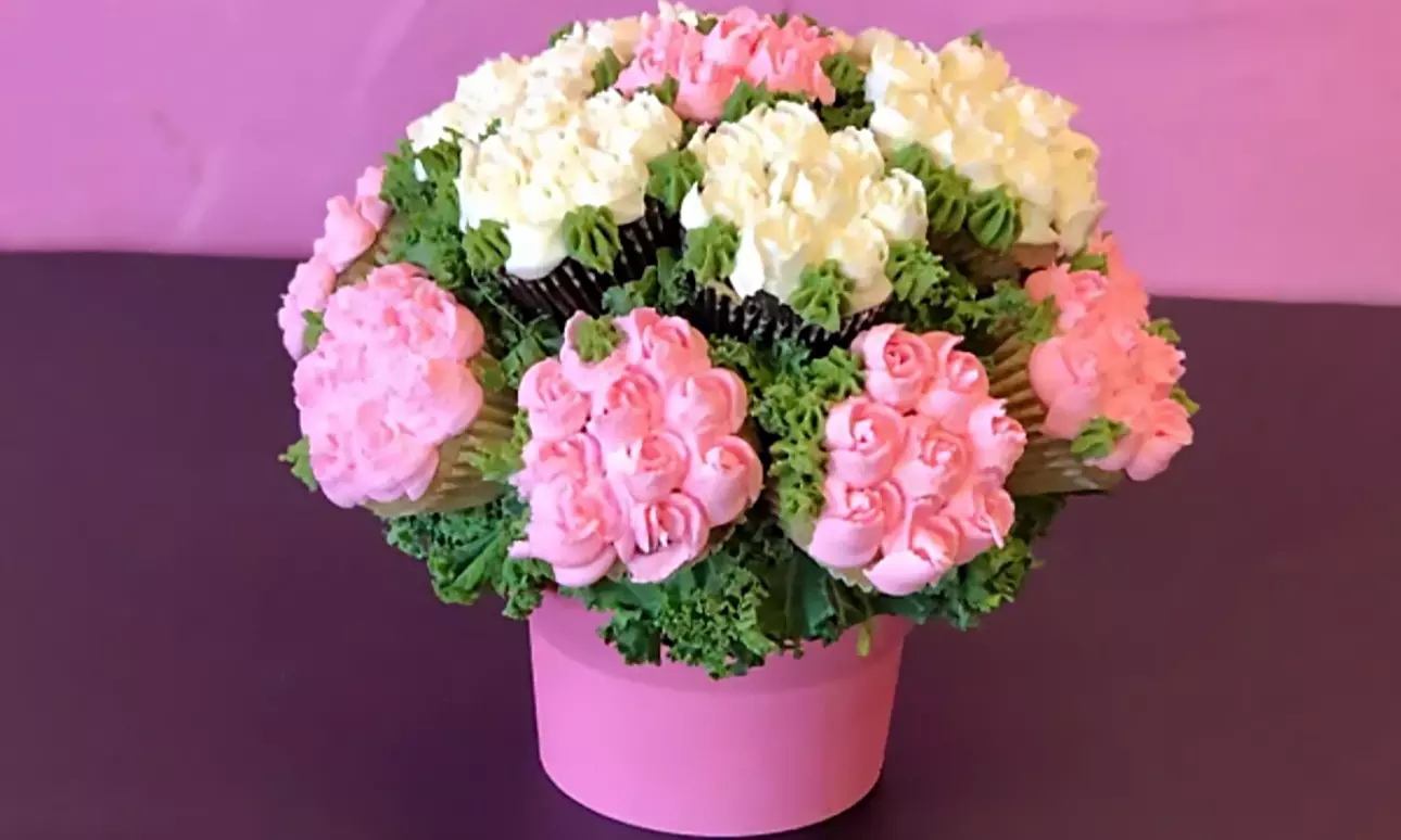 Dozen Cupcakes, Cake Pops, Or A Sweet Cupcake Or Cookie Bouquet