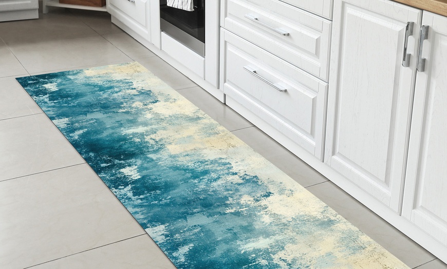 Image 24: Alfombra larga estampada de PVC con impresión digital