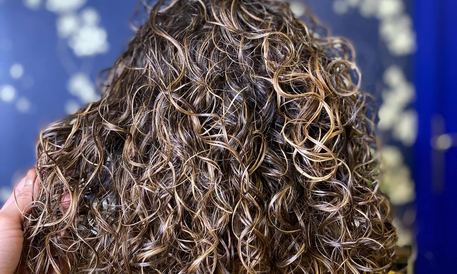 Sesión de peluquería con coloración con barros en raíz, lavado y corte