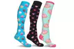 Fun and Expressive Compression Socks (3 Pairs) - Second Medium