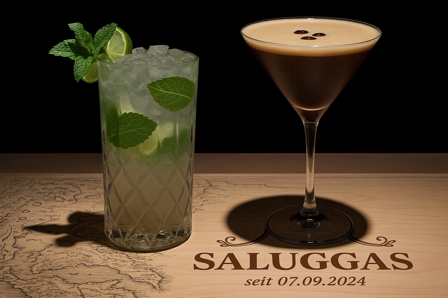 1 - 4 Cocktails nach Wahl inkl. Snack-Mix