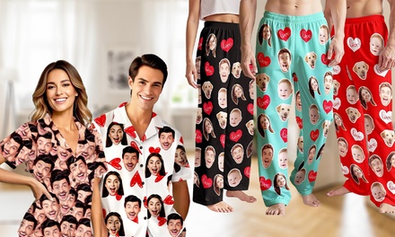 Pyjama-Einzelteil (Oberteil oder Hose) mit Foto-Symbol-Aufdruck (Versandkosten nicht inklusive) - Justyling