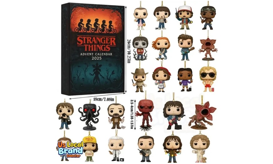 Image 5: Stranger Things Inspired Acrylic Pendant Advent Calendar