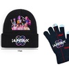 Image 4: Ensemble bonnet et gants en maille groupe K-pop "Demons Hunters"