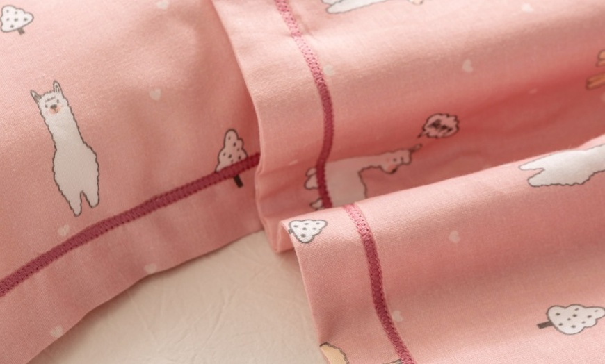 Image 56: Breathable Pure Cotton Kids Pillowcase Pair