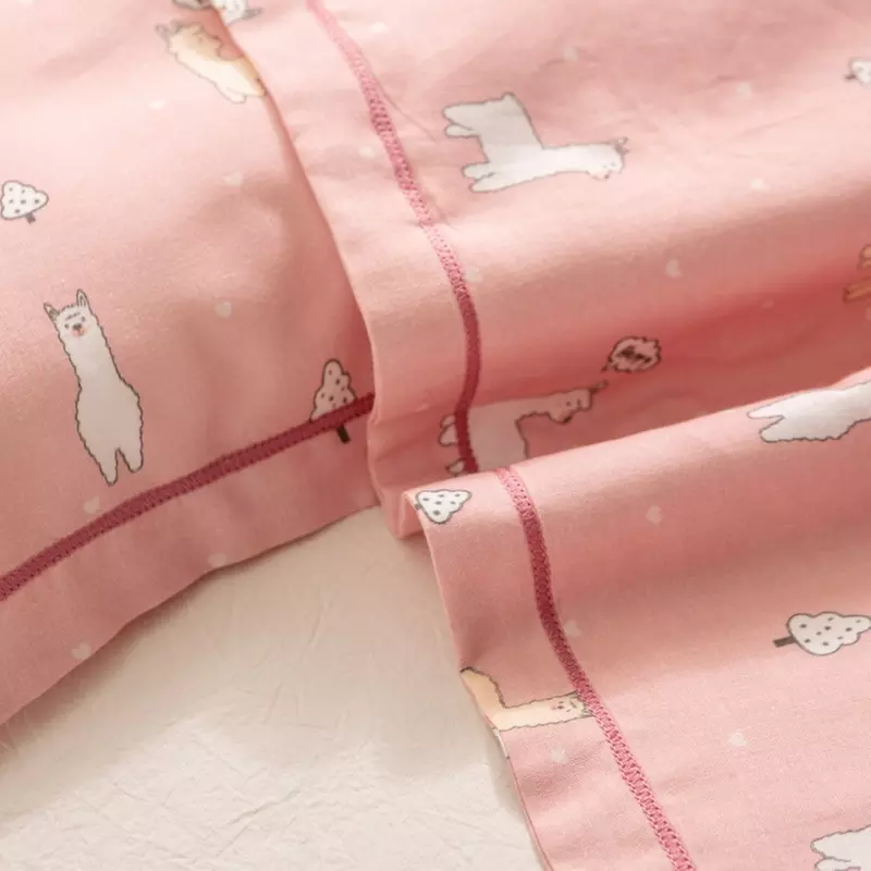 Breathable Pure Cotton Kids Pillowcase Pair