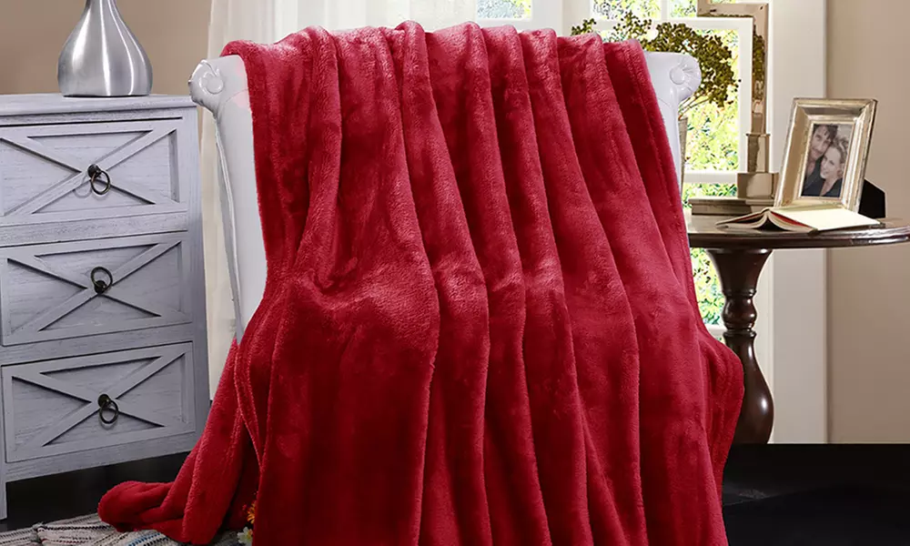 JML Soft Lightweight Plush Flannel Blanket for Bed/Sofa,King/Queen Size