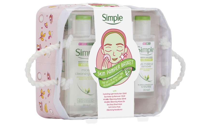 Image 4: Simple Skin Pamper Basket Gift Set