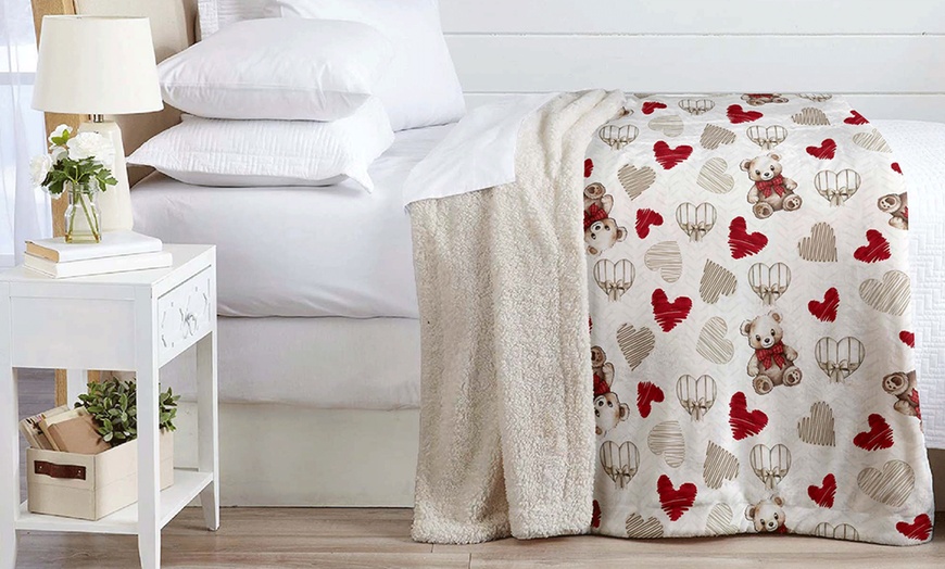 Image 12: Manta Sherpa suave y cálida