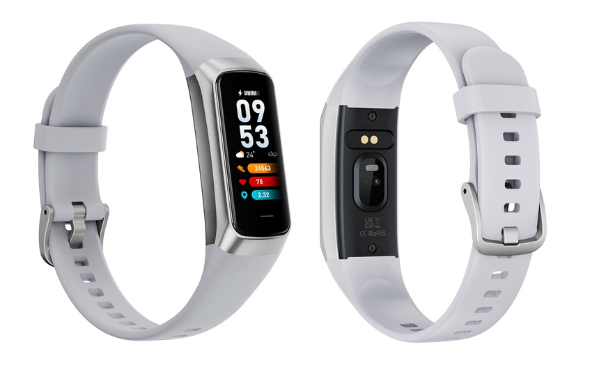 Image 5: Fitness Tracker Smart Watch BT 5.0 Body Thermometer BPM