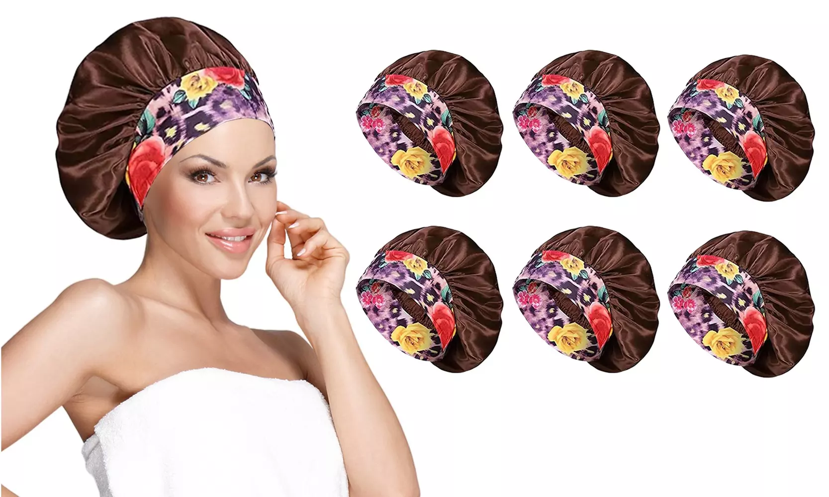 Women's Silky Satin Head Scarf Hair Wrap Cap Hat Headband Sleeping Bonnet