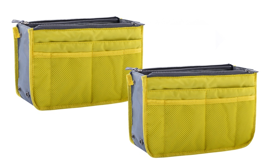 Image 23: 1 o 2 organizadores para bolso con múltiples compartimentos