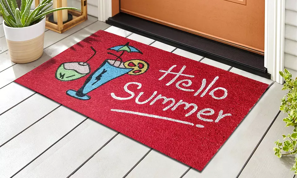 Zerbino in cocco con retro antiscivolo