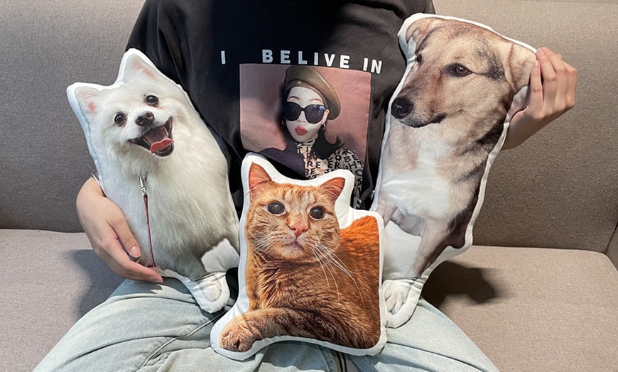 Image 9: Niestandardowa personalizowana poduszka 3D ze zdjęciem zwierzaka