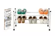 Expandable Free Standing Shoe Rack, 2-Tier Holds Up To 10-Pairs - Second Medium