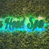 Image 20: 90 Min Deluxe Head Spa w/Massage + Organic Mini-Facial for 1 or 2