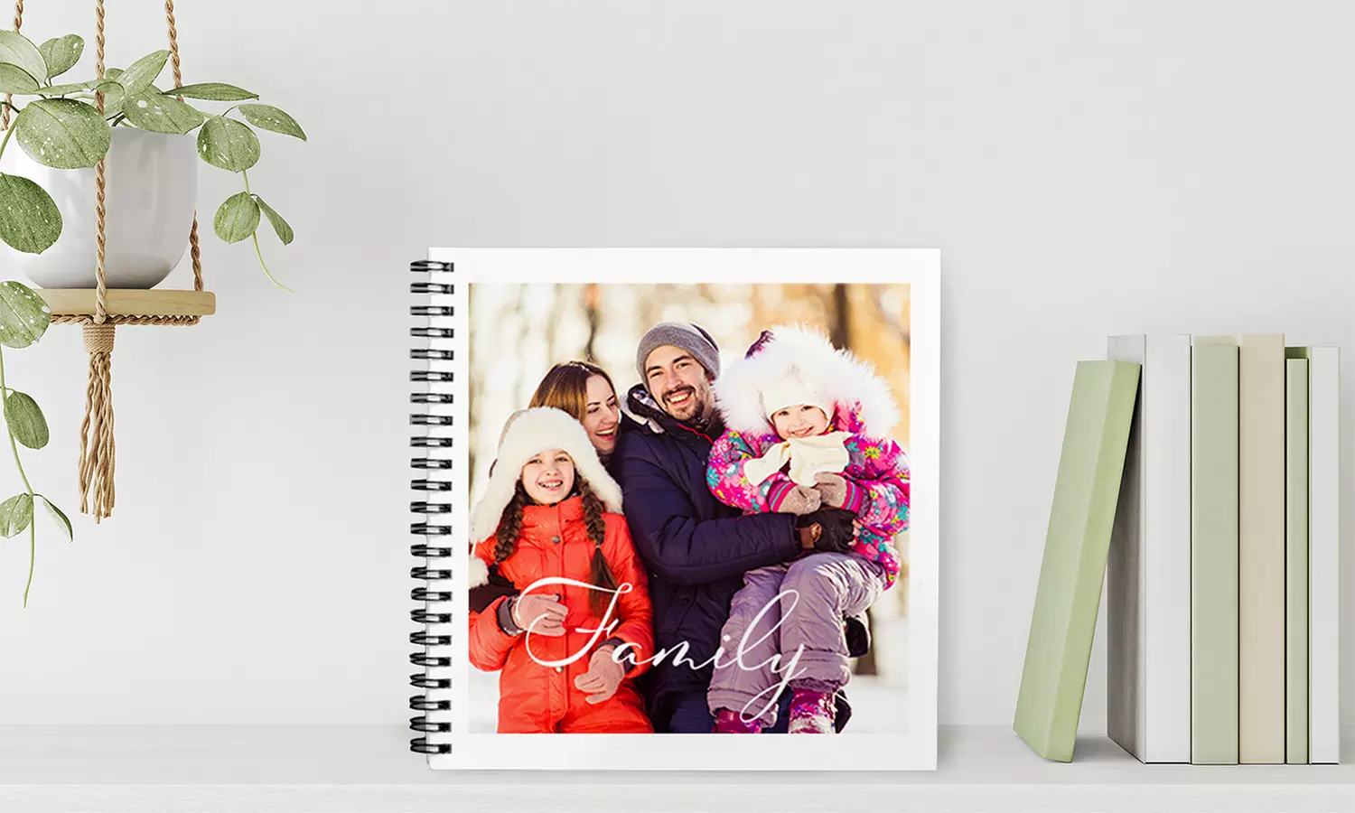 Up to Three 20-, 40- or 60-Page Personalised A4 Spiral Bound Photobooks from Printerpix (Up to 84% Off) - Primary Image