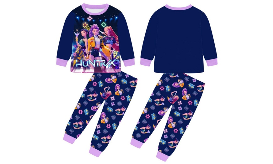 Image 4: KPop Demon Hunters-Inspired Pyjama Set for Girls