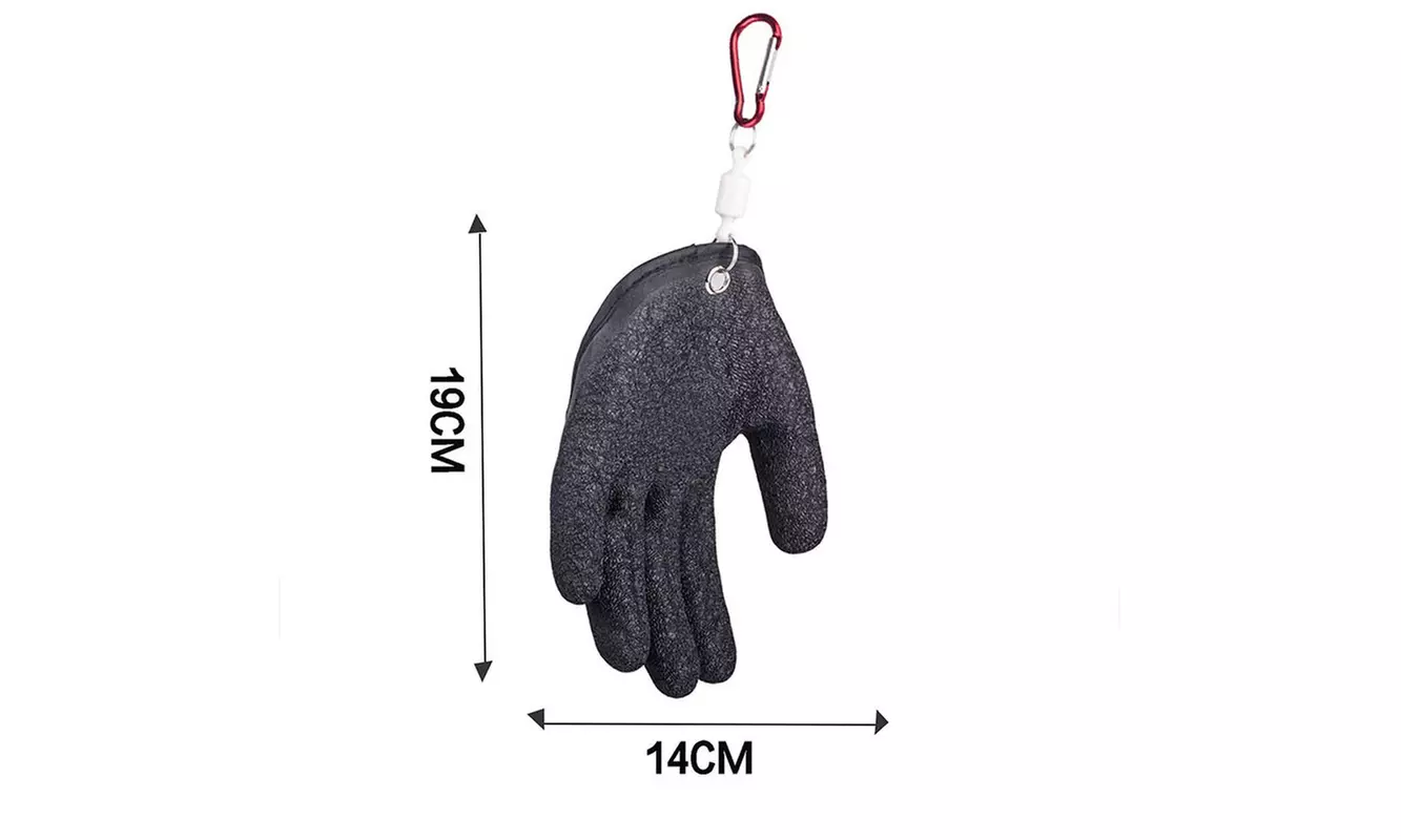 Magnetic Anti-slip Fishing Gloves Protect Hand Puncture Catching Fishing Glove