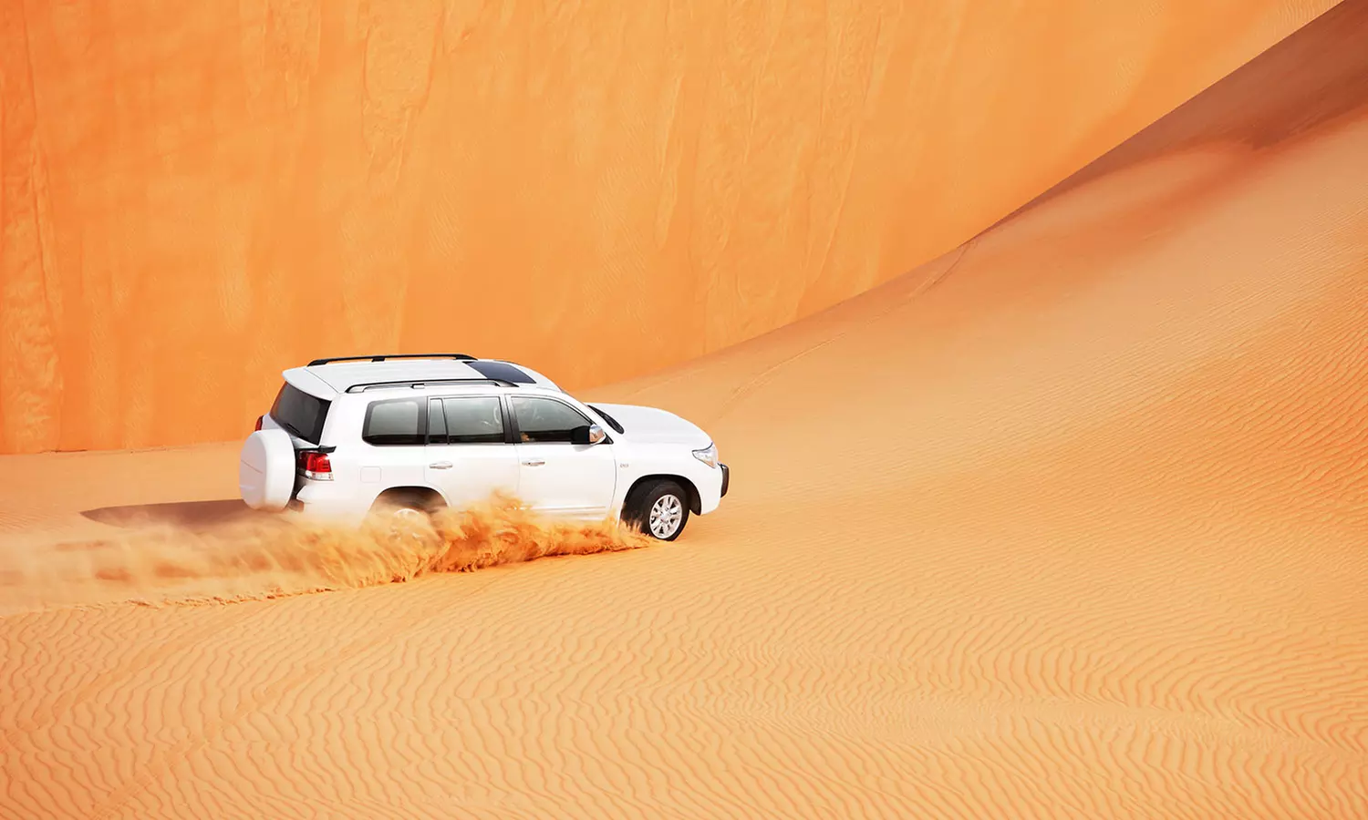 Enjoy a VIP Desert Safari Including Dune Bashing and Camel Ride!