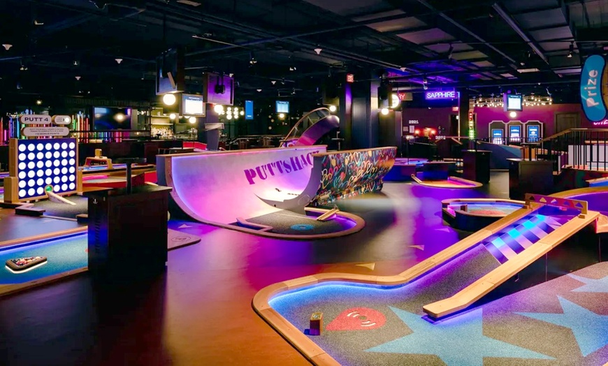 Image 1: Upscale, Tech-Infused Mini Golf for 2 or 4 - Tax Included