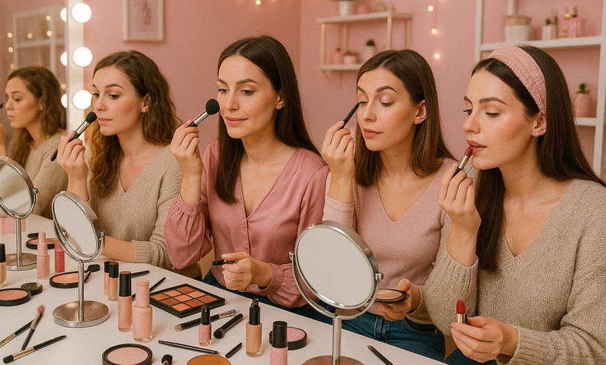 Image 1: Atelier d’auto-maquillage de jour  ou de soirée pour 1 ou 2 personnes