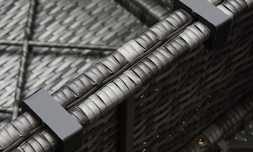 Image 16: Outsunny Rattan-Effect Sofa Set, with a Coffee Table