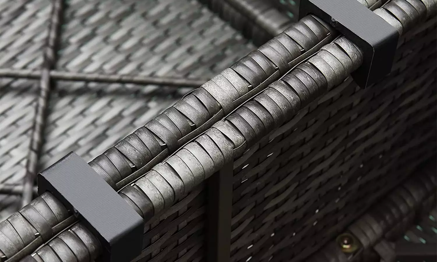 Outsunny Rattan-Effect Sofa Set, with a Coffee Table