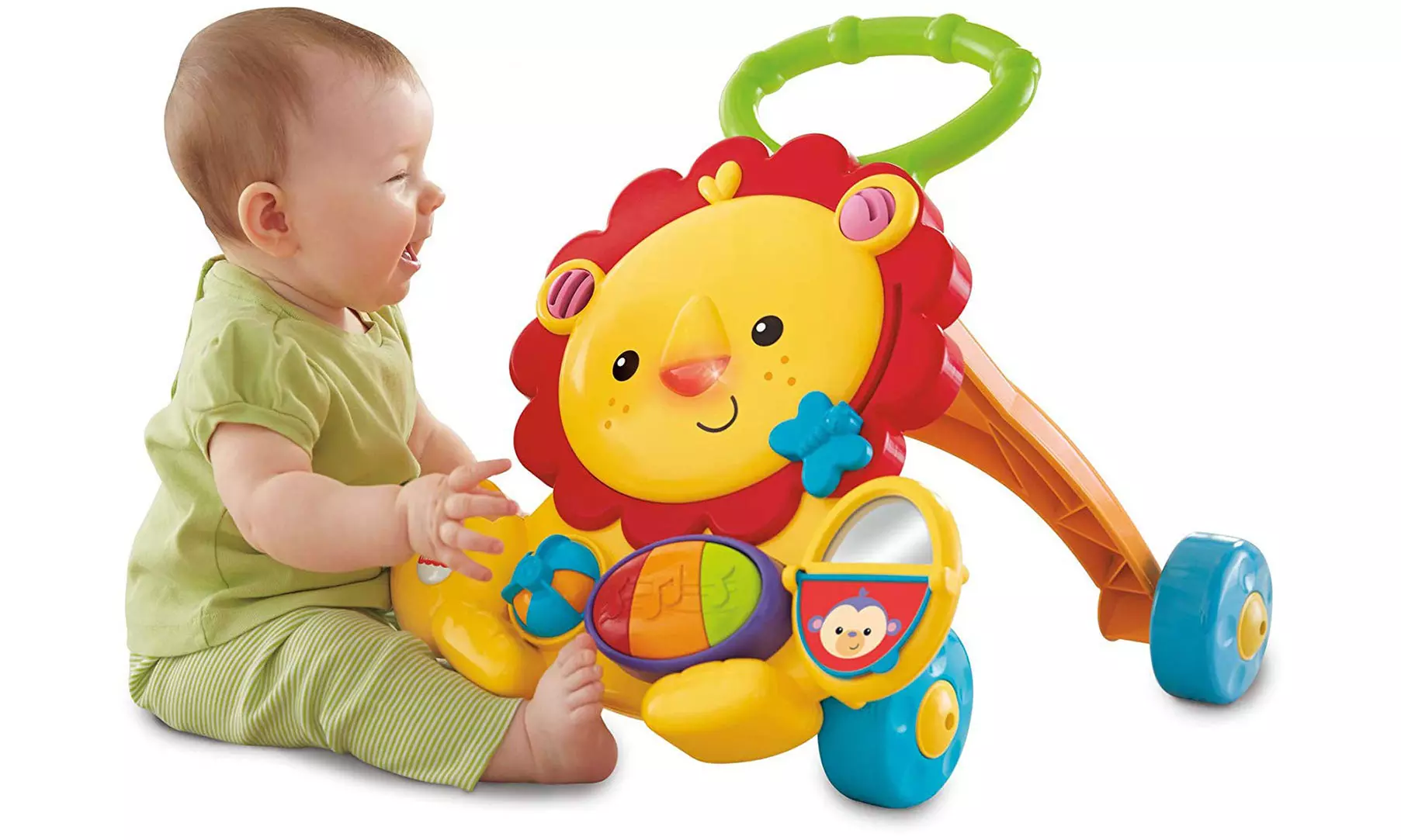 Fisher-Price Leo, il Leone Primi Passi perfetto compagno di gioco con melodie, adatto dai 6 mesi - Primary Image