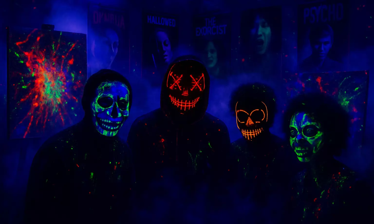 Admission for 1, 2, 4, or 6 to “Halloween Glow & Gore” Paint Room