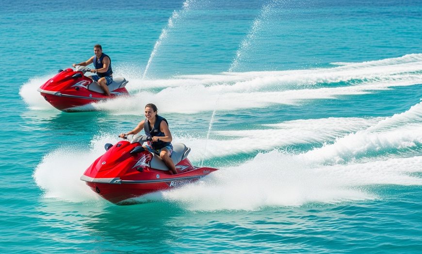 Image 1: Up to 30% Off on Jet Skiing at Cali Skis Jetski Rentals