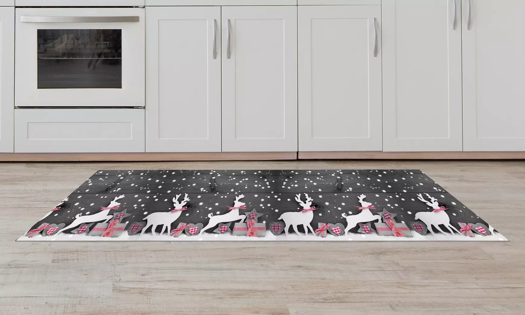 Küchen- oder Flur-Läufer in weihnachtlichem Design