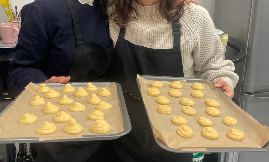 Image 15: French Macaron or Chocolate Profiteroles Baking Classes for 1 or 2