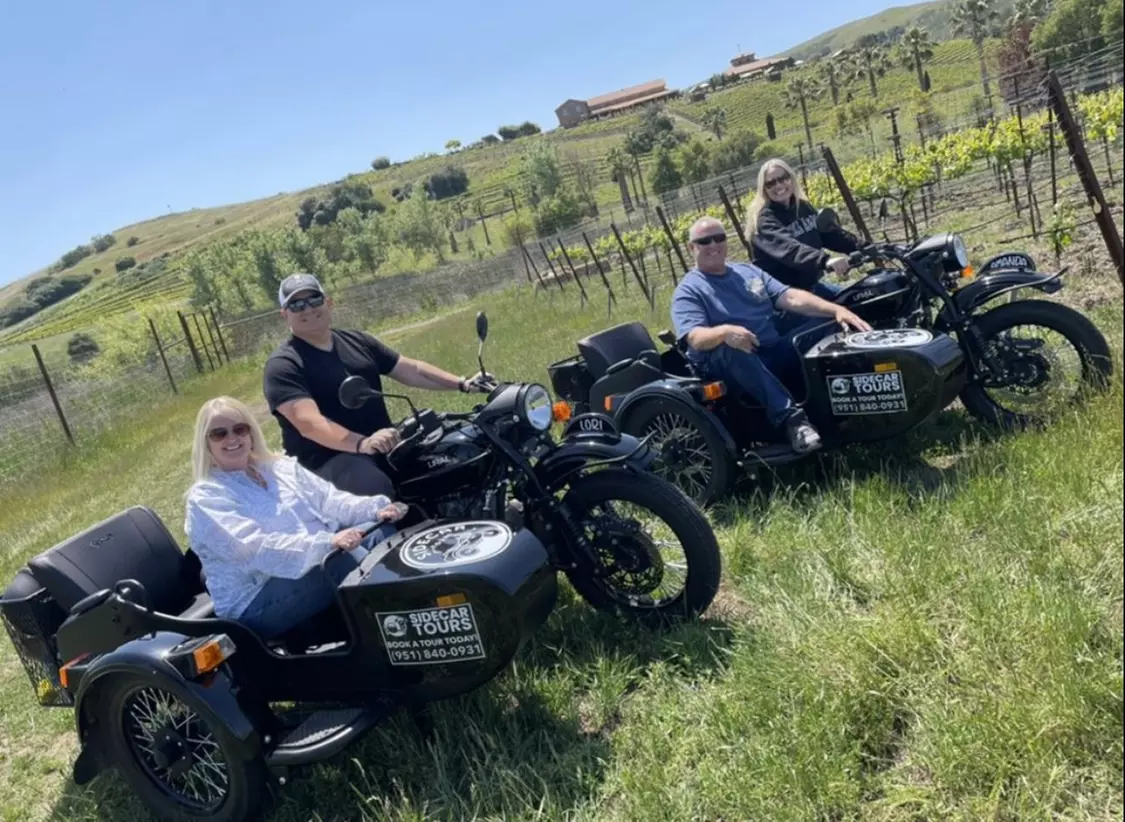 3-Hour Vintage Motorcycle Sidecar Scenic Wine Tour For 2, 4, or 6 