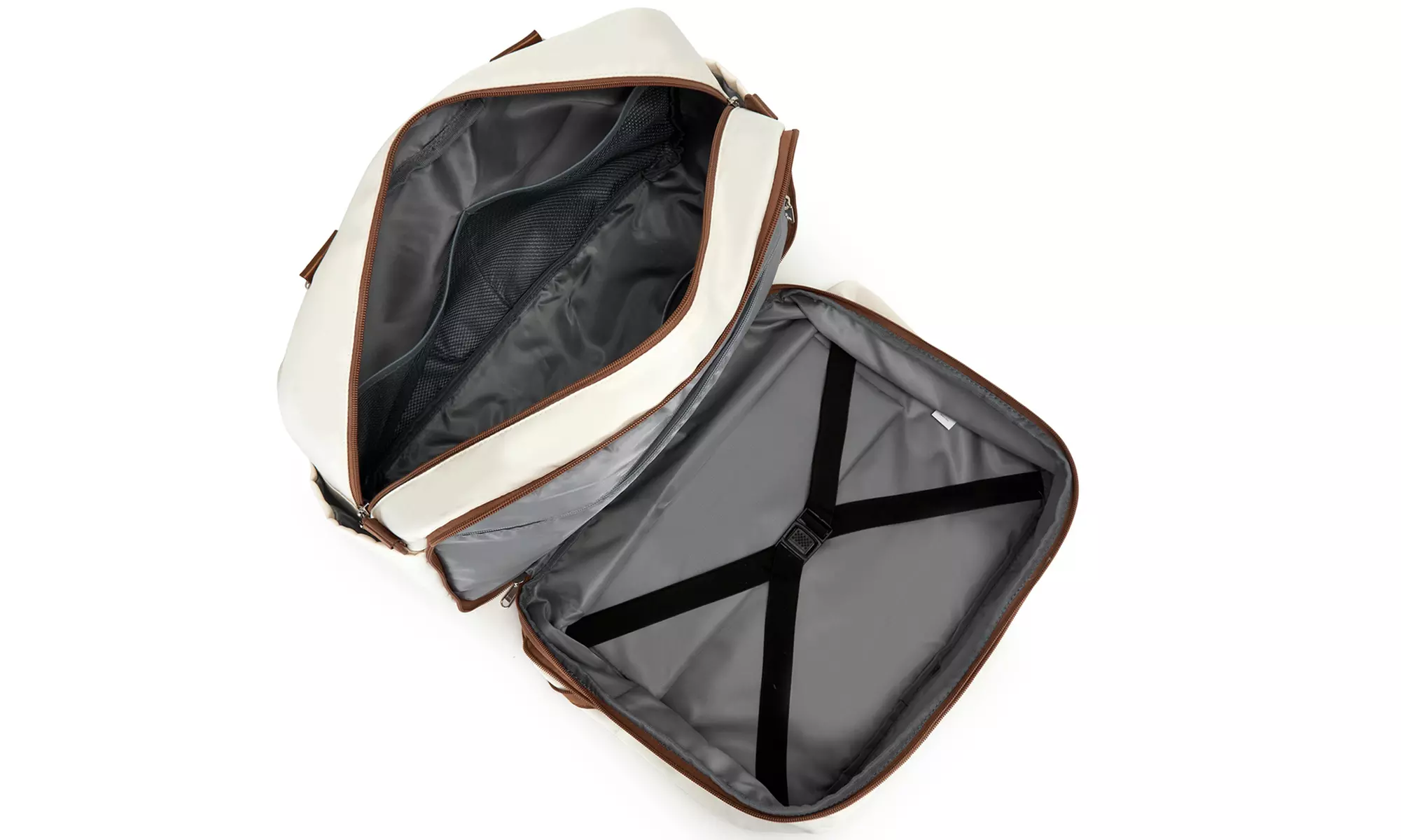 KONO 20L Expandable Travel Duffel Bag with Wet-Dry Compartment