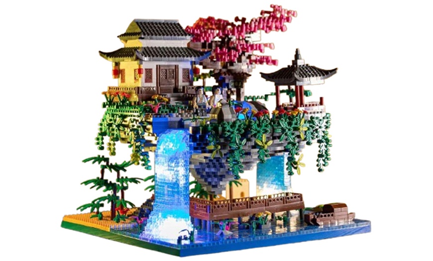 Image 2: Set di costruzioni ispirato all’architettura tradizionale cinese