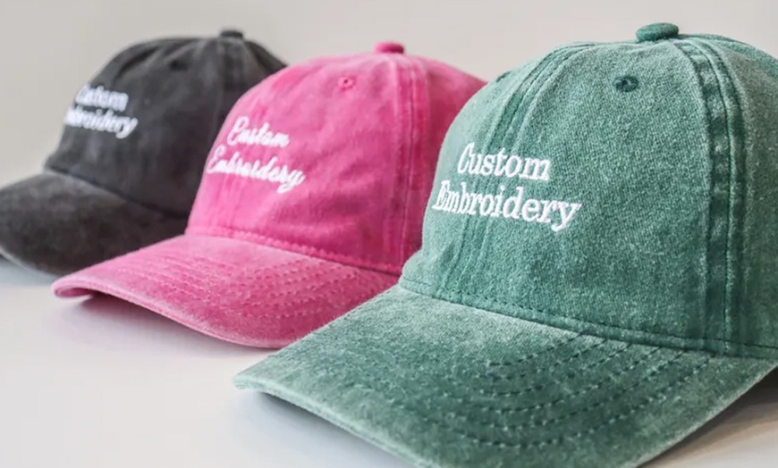 Image 3: Comfortabele katoenen petten en babyhoeden met een persoonlijk tintje