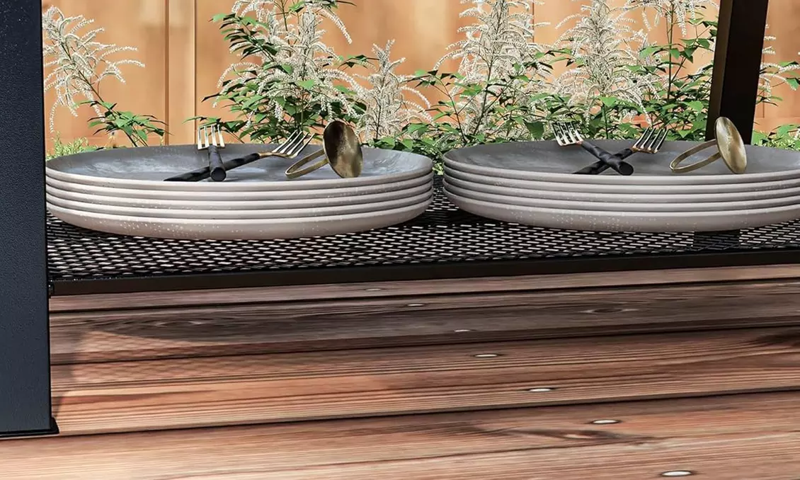 Outsunny 3-in-1 Barbecue Grill and Fire Pit with Cover