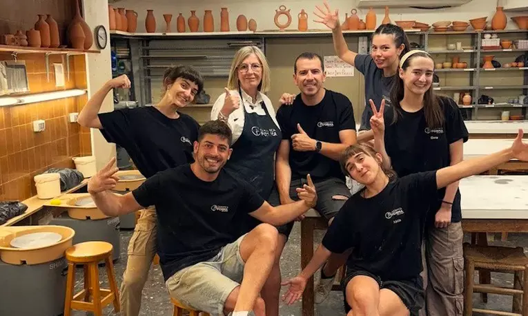 Taller de cerámica iniciación para 1, 2 o 3 personas, 90 minutos