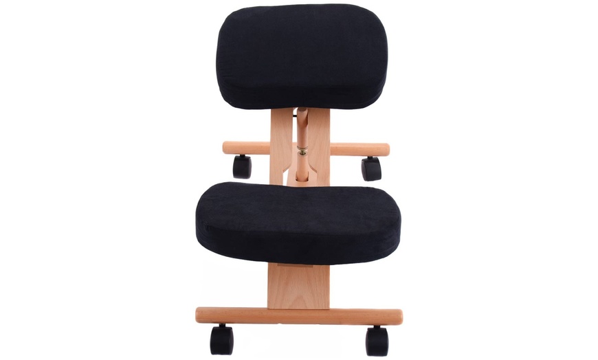 Image 5: Pro 11 Wellbeing Adjustable Kneeling Posture Chair