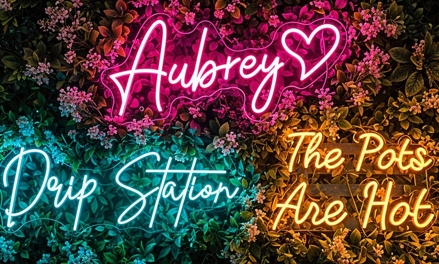 Image 2: Custom Neon Signs from Justyling
