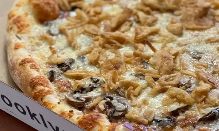 Satisfy Cravings with Two Small or Large Specialty Pizzas!