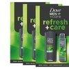 Image 6: One, Two, Three or Four Dove Men+Care Refresh+Care Duo Gift Set