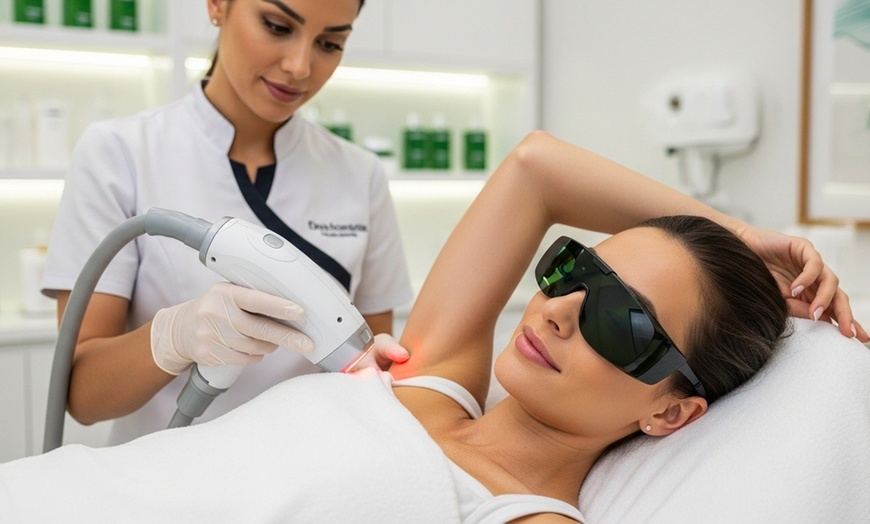 Image 1: Six Laser Hair Removal Sessions on One Small, Medium, or Large Area