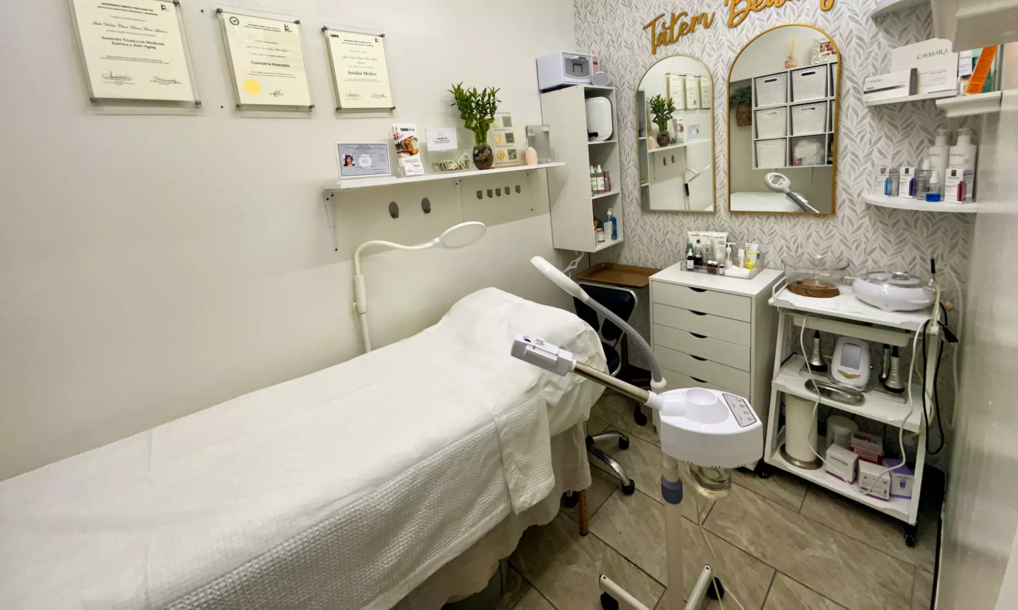 Express Glow, Anti-Acne & Diamond Facials with LED Light Therapy Options at Tatem Beauty - Up to 78% Off