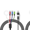 Image 3: Cable trenzado 4 en 1