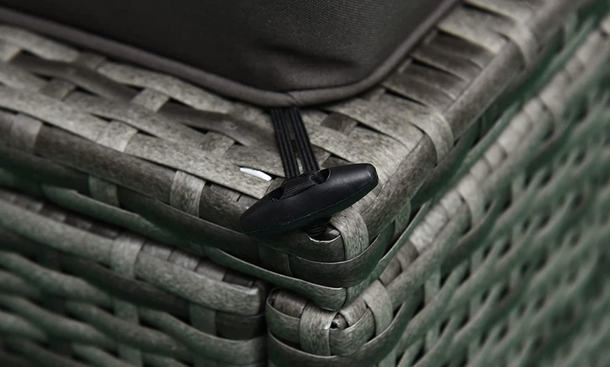 Image 14: Outsunny Rattan-Effect Sofa Set, with a Coffee Table