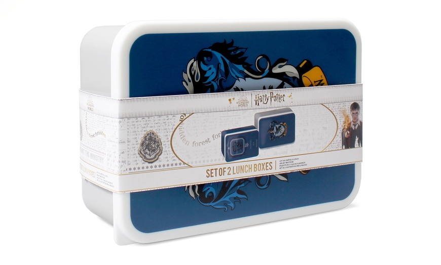 Image 11: Set of Two or Three Harry Potter Lunch Boxes